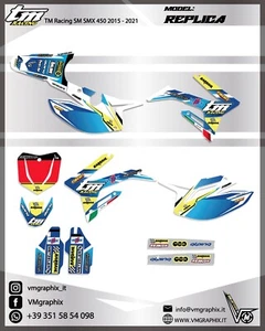 CRYSTAL Kit grafiche adesivi TM Racing SM SMX 450 2015 - 2012 stickers decals - Picture 1 of 1