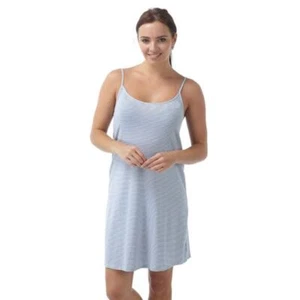 Ladies Striped Nightie Nightdress Chemise Slip Nightwear - Picture 1 of 1