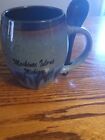 Mackinac Island Coffee Mug Vintage Hand Crafted My Cafe Matching Spoon Free Ship
