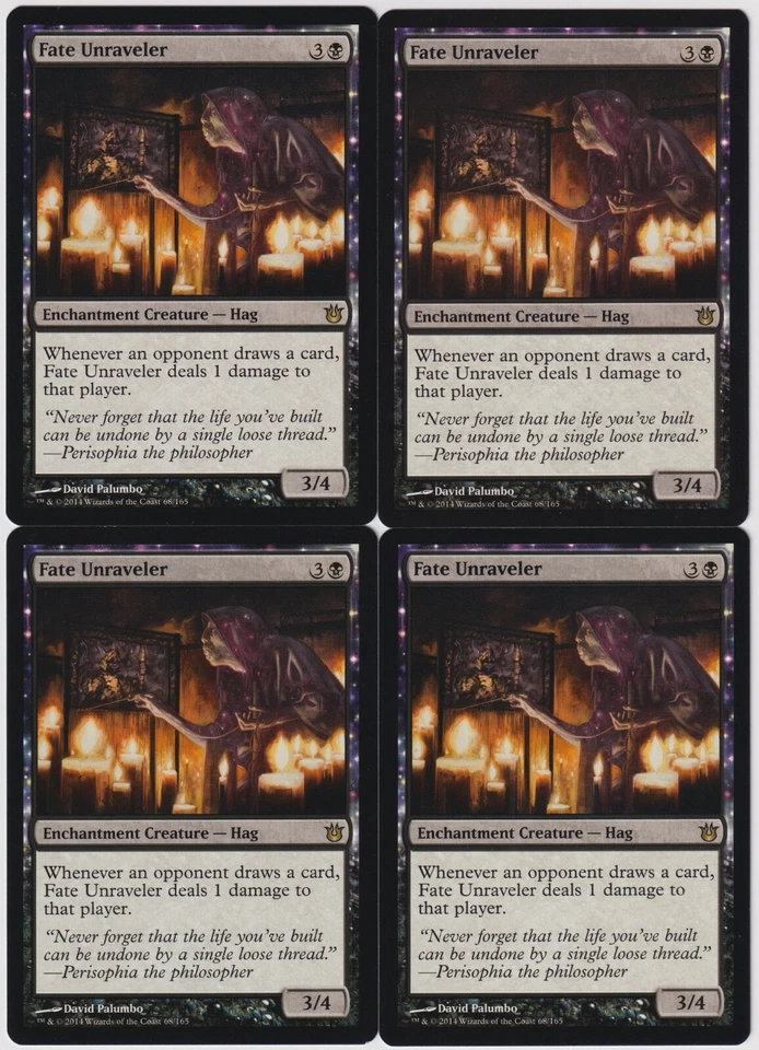 MTG 4X Fate Unraveler X4 Born of the Gods Magic - SP/NM - Image 1 of 1