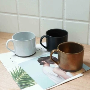 Mino Ware Matte Glossy Glaze Mug Coffee Ceramic For Water Milk Tea Cup Tableware - Picture 1 of 8