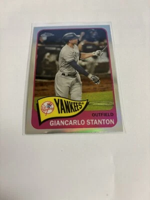2021 Topps - Chrome 1965 Topps Redux #TH65-34 Giancarlo Stanton - Image 1 of 2
