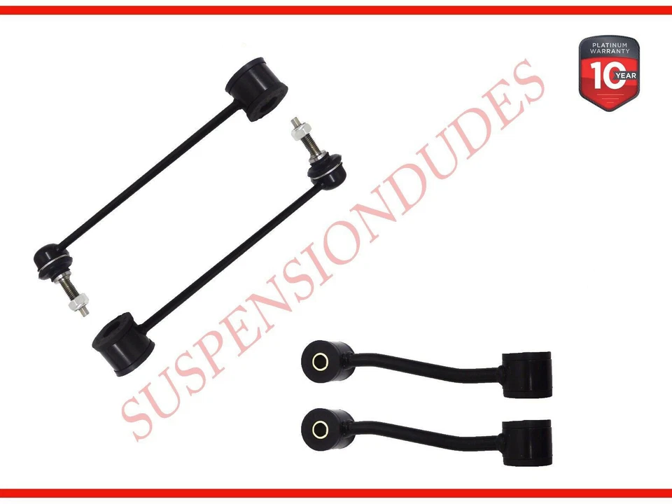 4PC Front/Rear Sway Bar Links 2008-2012 Jeep Liberty 2007-2011 Dodge Nitro - Image 1 of 1