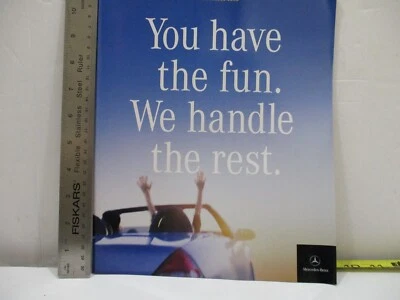 Folleto de venta de autos Mercedes Benz 2001 42 páginas - CL500 SL500 SL600 S55 AMG E55 Foto 1 de 4