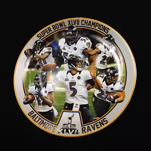 Baltimore Ravens 2013 Super Bowl XLVII Championship 8" piatto NFL Bradford Exchge - Foto 1 di 8