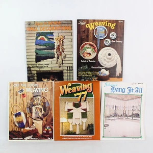 Lot de 5 manuels de tissage anciens 1977-78 pour artisans - Photo 1 sur 4
