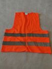 2 Hi Vis Orange Vest Safety Work Waistcoat Reflective Large size