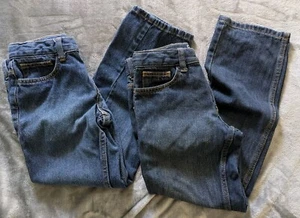 Boys Cat & Jack Jeans Bundle Sz 8 W/ Adjustable Waist - Picture 1 of 9