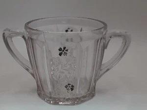 Antique EAPG INDIANA GLASS Paneled Heather Sugar Bowl #126 CIRCA 1912 - Picture 1 of 16