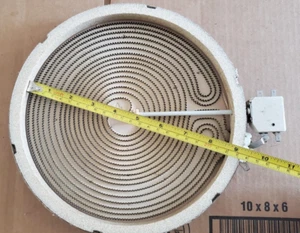 7406P403-60 genuine OEM Maytag Stove Dual Radiant Element W10823692 8 3/4” - Picture 1 of 6