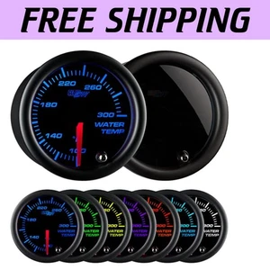 Multi-Color 300°F Water Gauge with Complete Installation Kit for Cars & Trucks - Foto 1 di 8