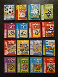 FOOTBALL CANDY STICKS - 16 Packets & Sliders - Barratts 1980s & 90s - EX - Picture 1 of 1