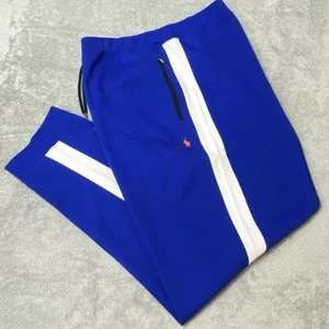 Polo Ralph Lauren Mens 5XLT Track Pant Joggers Blue White Side Stripe Casual NEW - Picture 1 of 10