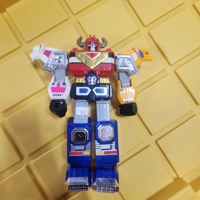 Power Rangers Deluxe Lost Galaxy Megazord Bandai 1998 Robot 8.5” Vintage B27#1 - Image 1 of 2