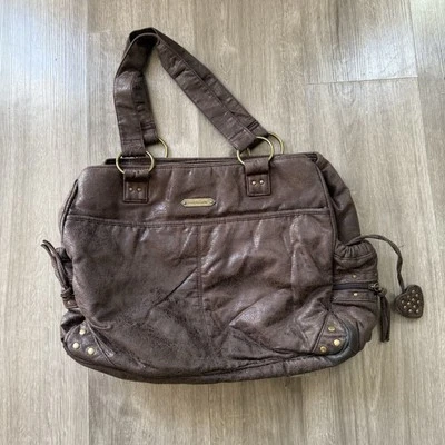 Bolso de Pañales Wendy Bellissimo Marrón Cuero Sintético Bolso de Hombro Organizador Foto 1 de 4