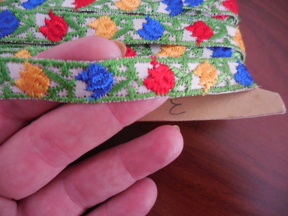 YIGOOWN Spitzenband 2cm Breite - 5m Baumwollspitze Zum Nähen Und Basteln