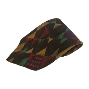 Vintage Bolgheri Mens Silk Tie- Made in Italy- Necktie Retro - Picture 1 of 7