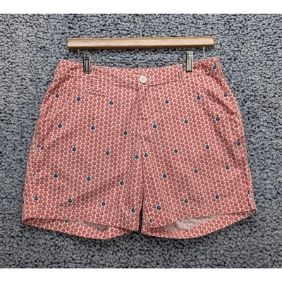 Columbia Super Bonehead PFG Shorts Size 8 Sailboat Nautical Travel Vacation Pink - Image 1 of 4