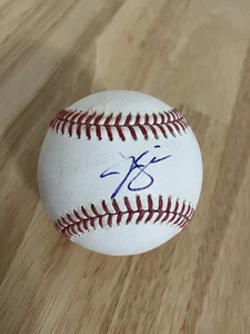 Jac Caglianone Kansas City Royals top prospectSigned Baseball (USED BP BALL) - Picture 1 of 8