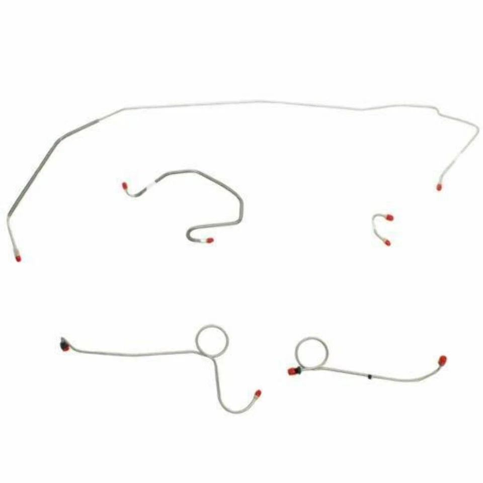 Front Brake Line Kit For Dodge Coronet 1971 w/ Power DiscBrakes-RKT7104SS - Image 1 of 1