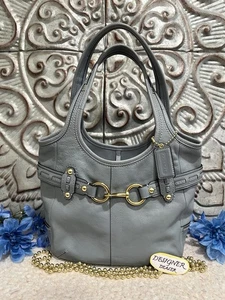 Bolso Hobo COACH Legacy Ergo Cuero Azul Claro Cinturón 17208 ¡EXCELENTE ESTADO USADO! RARO!! 💎💎 - Imagen 1 de 13