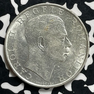 1939 Romania 250 Lei Lot#JM9977 Silver! High Grade! Beautiful! - Image 1 of 2