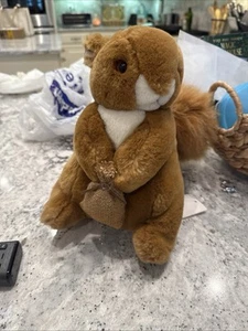 Eden Toys Eichhörnchen Nutkin Beatrix Potter Plüsch 11 Zoll 1990 Vintage - Bild 1 von 11