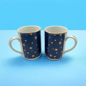 Sakura Galaxy Blau Gold Kaffee Tee Tassen - 2er Set - Bild 1 von 17