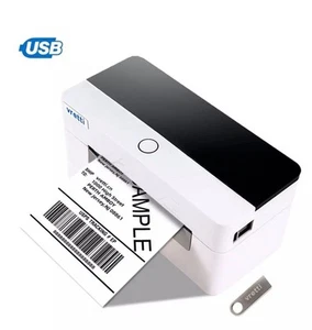 Impresora de códigos de barras de etiquetas de envío USB VRETTI 4x6 modelo D463B caja abierta “PROBADA” - Imagen 1 de 9