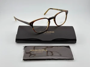 Oliver Peoples Eyeglasses Frame OV5219 1310 Fairmont Amaretto Tortoise 47-21-145 - Picture 1 of 17