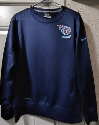 Nike Dri Fit Tennessee Titans NFL On Field Blue Sweatshirt Mens Large M - Image 1 of 4