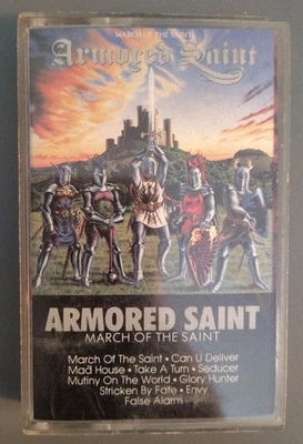 Armored Saint - March Of The Saint CASSETTE TAPE 1st US issue anthrax metallica - Image 1 of 4