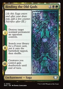 *MtG: 4x Binding the Old Gods- Commander Etch of Eternities Uncommon - magicman* - Bild 1 von 1