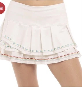 Falda corta Lucky In Love Sahara plisada nivel tenis pickleball talla L - Imagen 1 de 6