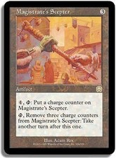 Mtg magic mercadian masques magistrate's scepter nm (chinese)