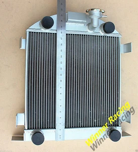 Fit Ford Lowboy chopped w/flathead V8 engine 1932-1939 aluminum radiator - Bild 1 von 6