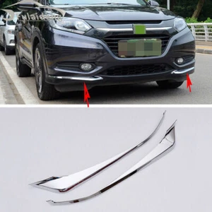 For Honda Vezel HR-V 2016-2018 Front Bumper Protector Corner Side Guard Trim 2P - Picture 1 of 5