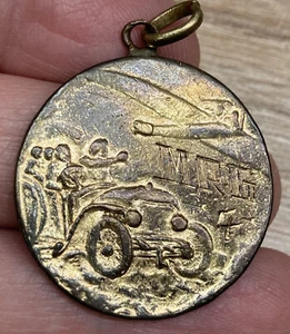 URUGUAY 1946 URUGUAYISCHER SCHWUNGRADVERBAND ALTES AUTO, FLUGZEUG SCHÖNES DESIGN - Bild 1 von 11