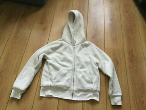 Ladies White/Cream Gap Fleece Coat/Jacket Size M - Picture 1 of 10