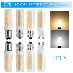 5X Dimmable 10W 12W Led Corn Light Bulb E17 110V Cold White G9 2835smd Bulbs - Picture 1 of 23