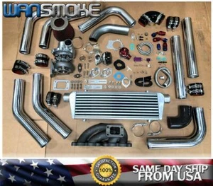 90-95 MR2 SW20 91-99 Celica 2.0/2.2L T3T4 .63 Turbo Kit Manifold Intercooler CH - Foto 1 di 8