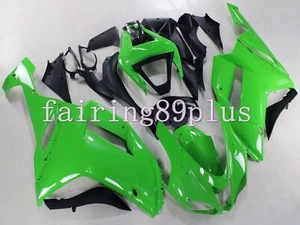 Solid Green ABS Injection Pre-drilled Fairing Kit Fit for 2007 2008 ZX6R 636 - Imagen 1 de 6