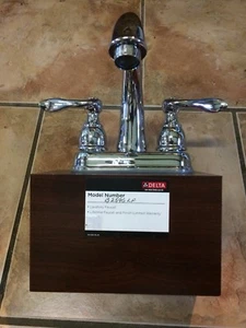 Delta Faucet B2596LF Two Handle Centerset Lavatory Faucet Chrome - Picture 1 of 4