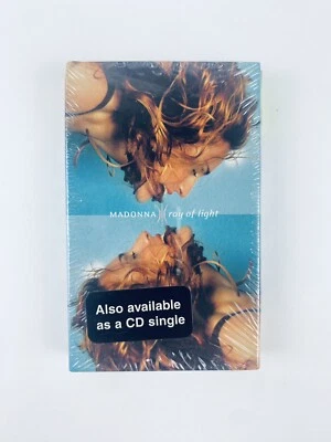 Madonna Ray of Light Cassette Single Tape SEALED Hype Sticker USA HTF OOP NOS Foto 1 de 4