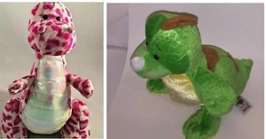LOT of  Webkinz Key Lime Triceratops  Dinosaurs Animal Plush NO CODE - Picture 1 of 4