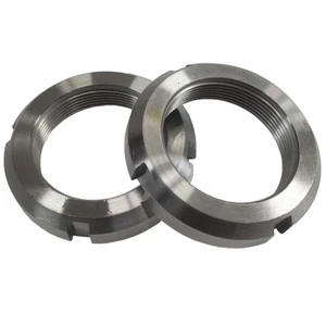 (Lot of 2) Whittet-Higgins N-08 Lock Nut, Bearing Spanner Nut N08, 1-1/2" x 18 - Picture 1 of 4