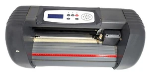 SK-375T Vinyl Cutter Plotter 375mm w/ Power & Data Cable TESTED WORKS No SW - Picture 1 of 11