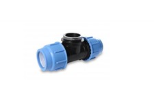 Tee 90° Femmina Compressione Irrigazione Tubo 3vie