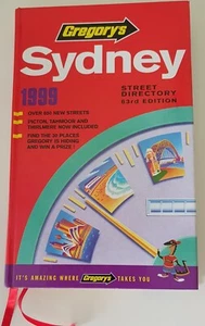 Gregory's Sydney street directory 1999 (63rd Edition) - Hardcover - Free Post - Picture 1 of 8