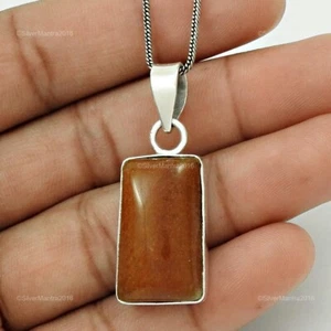 Avventurina Pietra Argento Sterling Cuore Chakra Anniversario Etnico Matrimonio - Foto 1 di 8